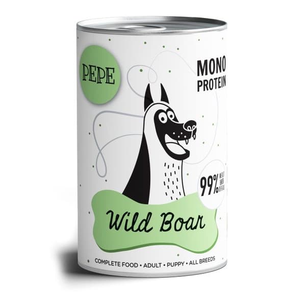 PEPE - Villisika - Märkäruoka koiralle - 400g
