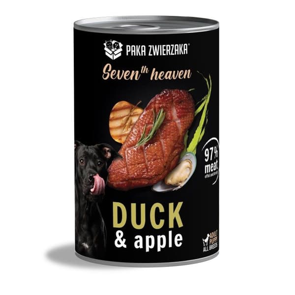 PET PAKA - Seven'th Heaven - Anka med äpple - 400g