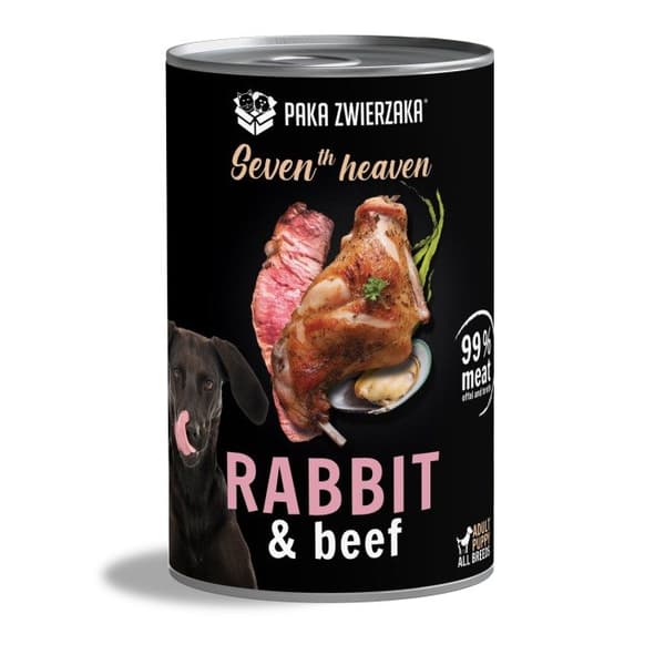 PET PAKA - Sjunde himlen - Kanin med nötkött - 400g