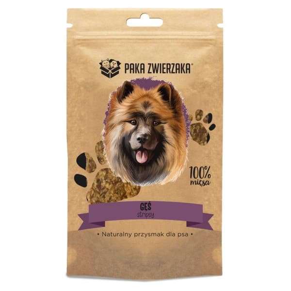 PET PAKKE - Strimler - Gås 100% - 70g