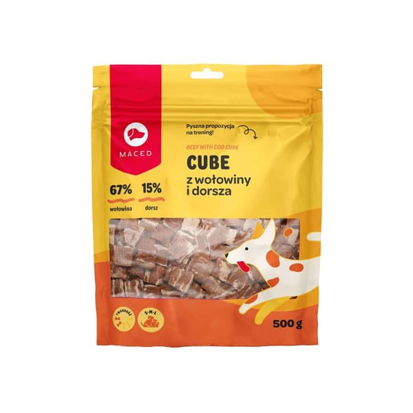 MACED - Oksekød og torsketerning - 500g