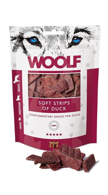 WOOLF - Pehmeät ankanlihasuikaleet - 100g