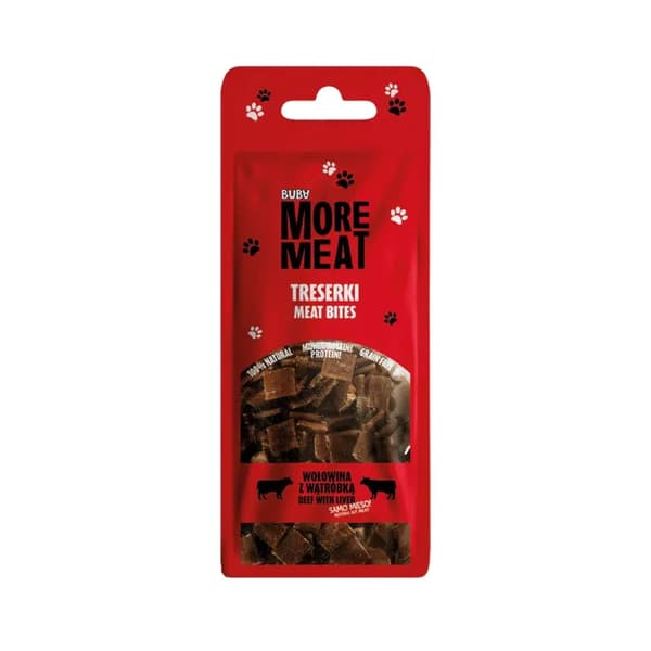 BUBA - More Meat - Treserki - oksekød med lever - 70g