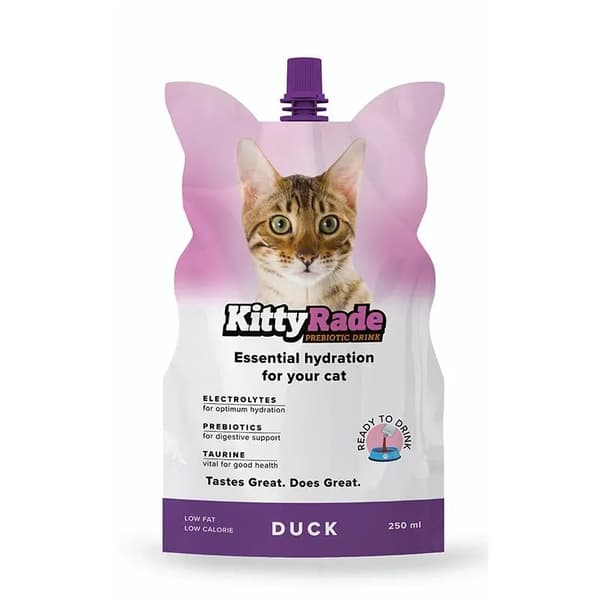 KittyRade - Isotonisk dryck för katter - Anka - 250ml