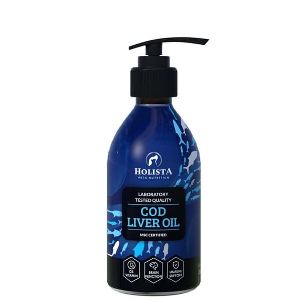 HOLISTA - Kalanmaksaöljy koirille ja kissoille - 250ml