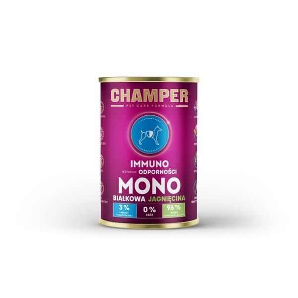 CHAMPER - IMMUNO - Lamm - 400g - Morka Hundfoder