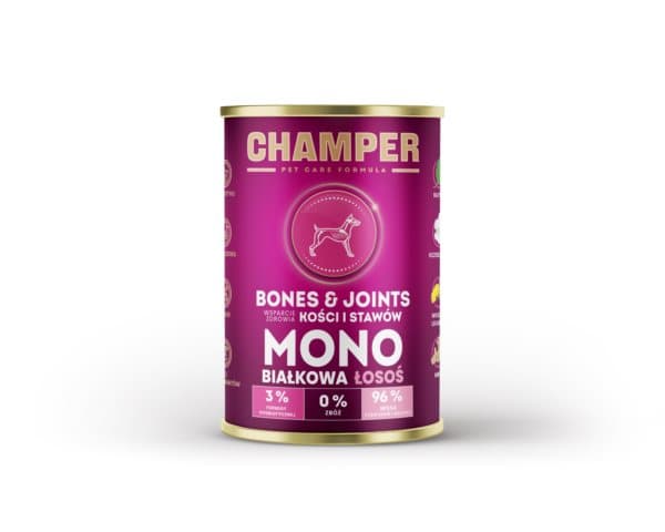 CHAMPER - LUUT JA NIVELET - Lohi - 400g - Morka Koiranruoka