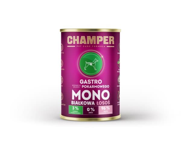 CHAMPER - GASTRO - Lax - 400g - Morka Hundfoder