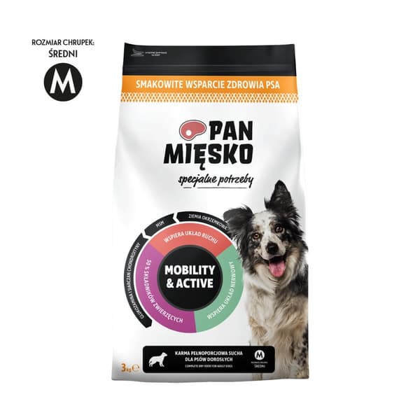 HERR. KÖTT - Rörlighet & Aktiv - Torrfoder - M - 3 kg