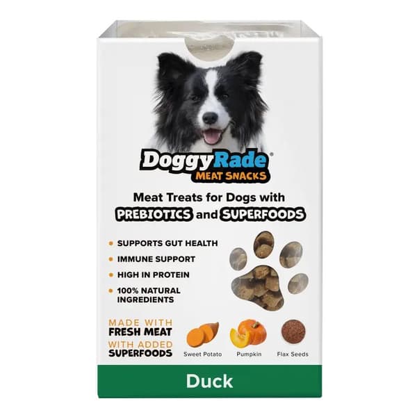DoggyRade - Hundegodbidder med præbiotika - And - 100g