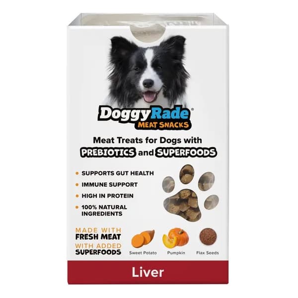 DoggyRade - Hundegodbidder med præbiotika - Lever - 100g