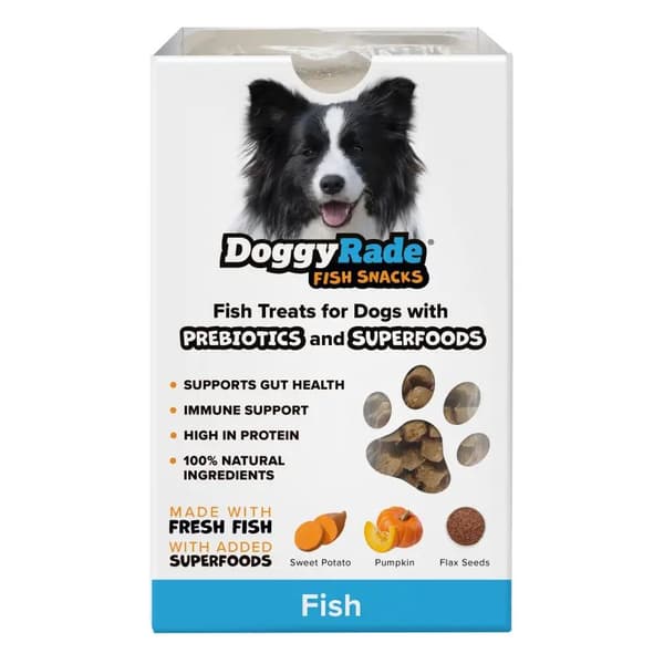 DoggyRade - Hundegodbidder med præbiotika - Fisk - 100g
