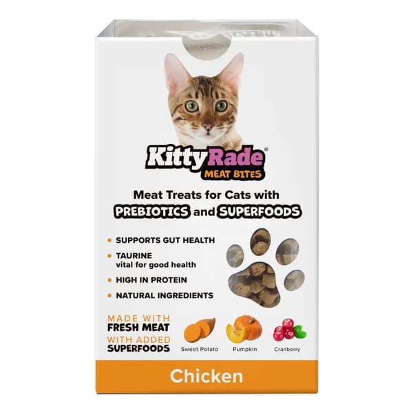 KittyRade - Kattegodbidder med præbiotika - Kylling - 100 g