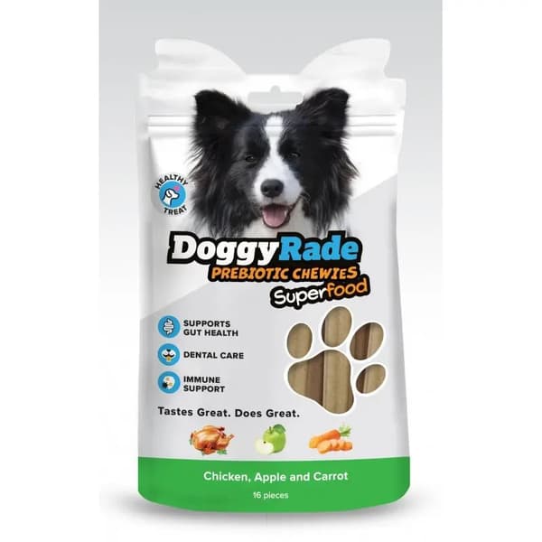 DoggyRade - Prebioottiset välipalat - Kana, omena, porkkana - 16 kpl
