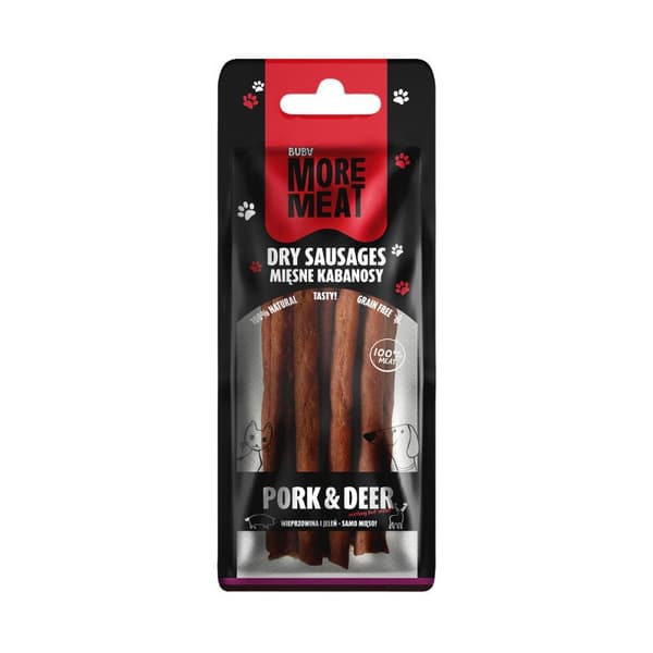 BUBA - More Meat - Lihakabanot - Sian- ja peuraliha - 70g