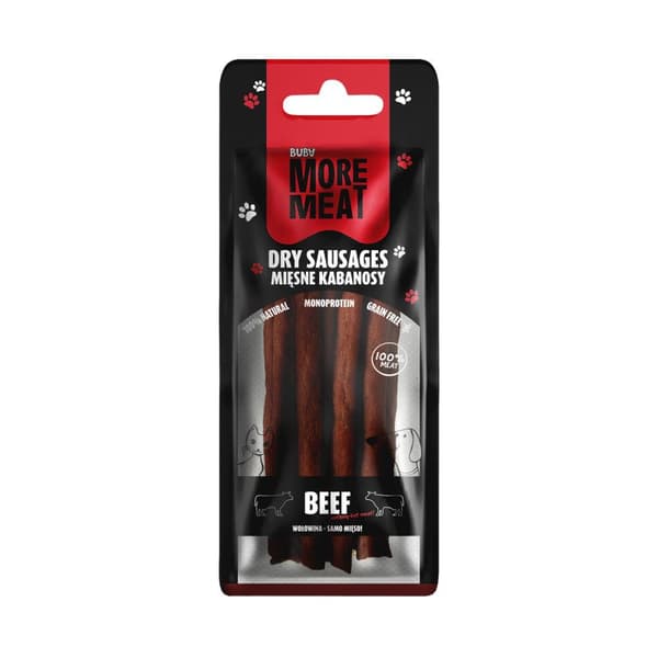 BUBA - Mere Kød - Kød Kabanosy - Oksekød - 70g