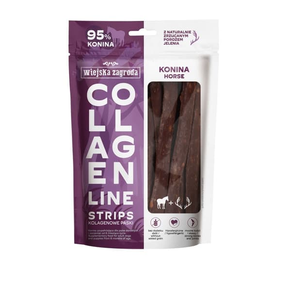 Wiejska Zagroda - Kollagenstrimler fra Konina - 100g