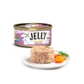 Miniatyrbild 2 av 2: HERR. BANDIT - JELLY - Tonfisk med ost - 80g - Köttburk för katt