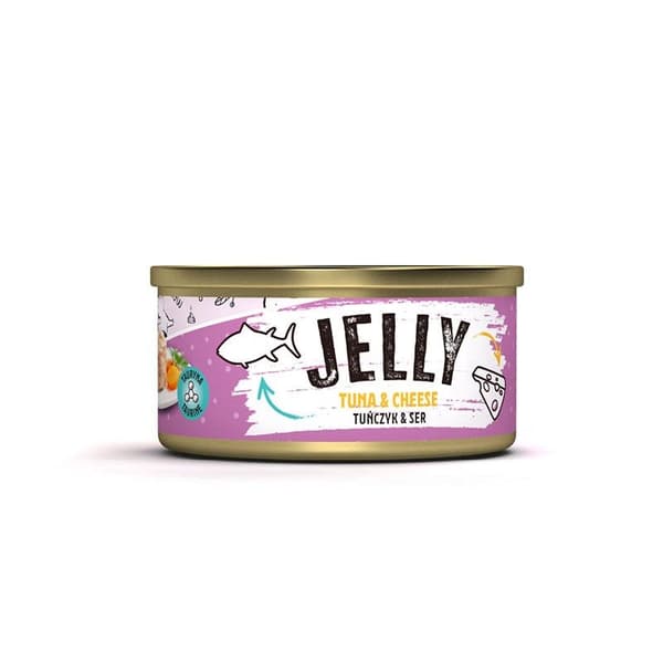 HERR. BANDIT - JELLY - Tonfisk med ost - 80g - Köttburk för katt