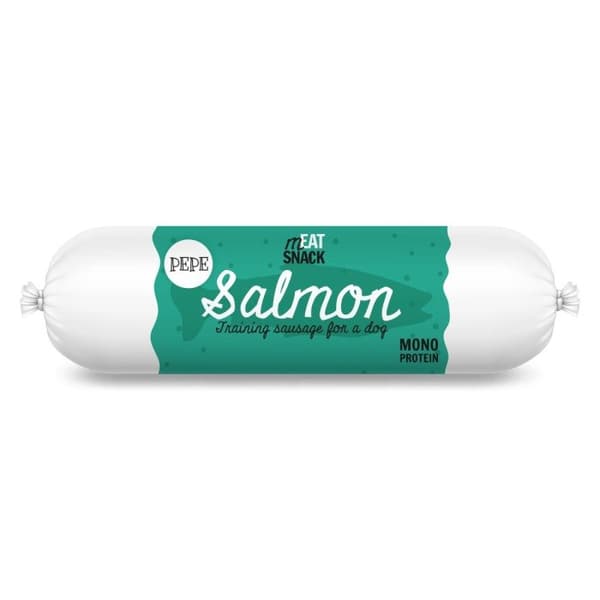 PEPE - Pølse - Laks - Vådfoder til hunde - 200g