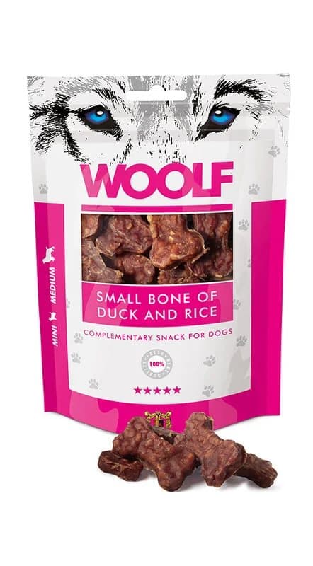WOOLF - Pieni ankanluu ja riisi - 100g