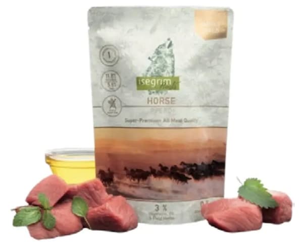 ISEGRIM - Koiranruokakassi - Hevosenliha - 410g