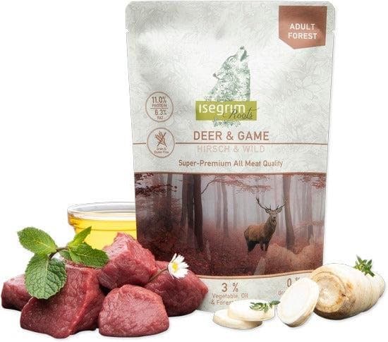 ISEGRIM - Koiranruokakassi - Peura - 410g