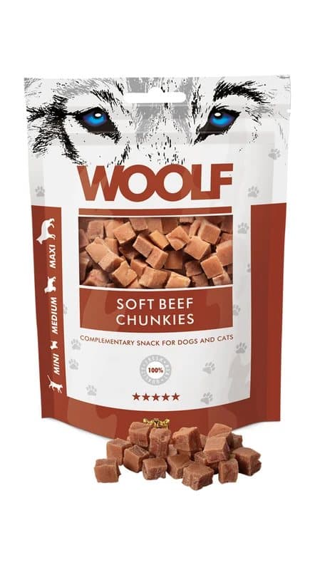 WOOLF - Chunkies - Nötkött - 100g