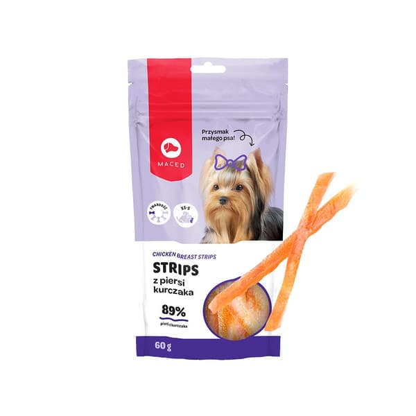 MACED - Kyllingebryststrimler - 60g