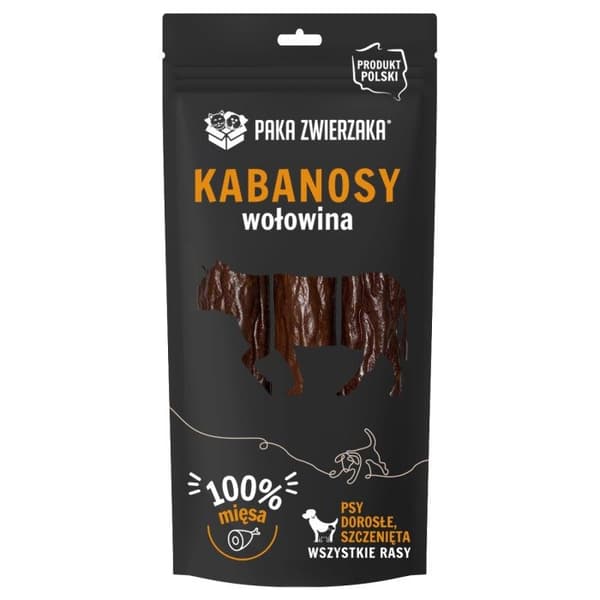 Animal Paka - Kabanosy - Naudanliha - 3 kpl (80g) - Koiran herkku
