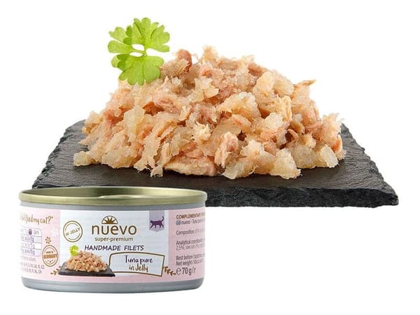 NUEVO - Handgjord - Tonfisk - Kattmat - 70g