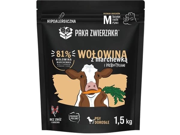 Pet Pack Seventh Heaven Nötkött med morötter M 1,5 kg