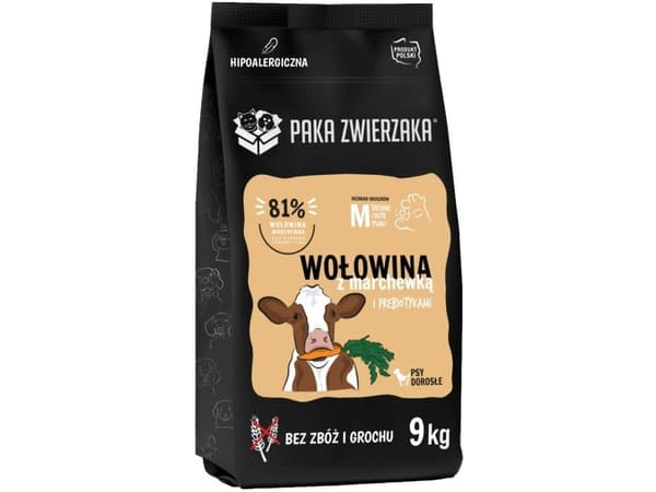 Pet Pack Seitsemäs taivas naudanliha porkkanoiden kanssa M 9kg