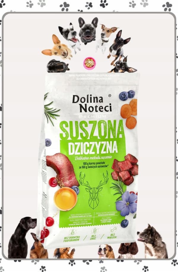 DOLINA NOTECI PREMIUM torrfoder för hundar GAME 9 kg