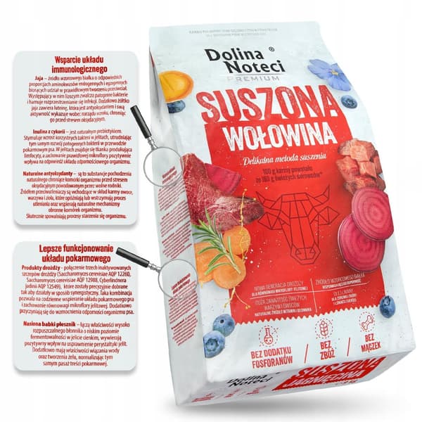 DOLINA NOTECI PREMIUM torrt hundfoder NÖTKÖTT 9 kg