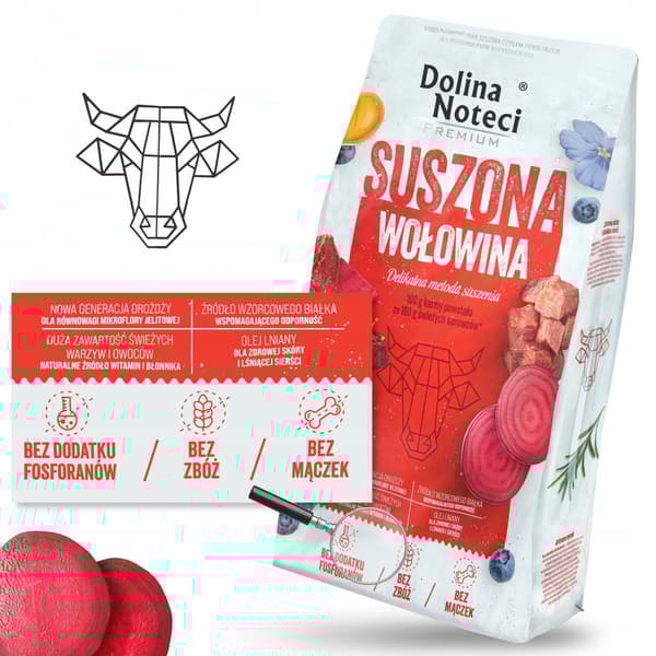 DOLINA NOTECI PREMIUM torrt hundfoder NÖTKÖTT 9 kg