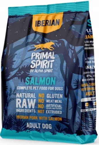 PRIMAL SPIRIT torrfoder för hundar Iberisk lax LAX 1 kg