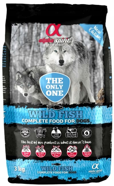 WILD FISH ALPHA SPIRIT torrfoder för hundar FISH 3 kg