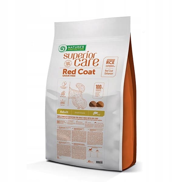 Nature's Protection tørfoder til hunde RED COAT SALMON små racer 10 kg