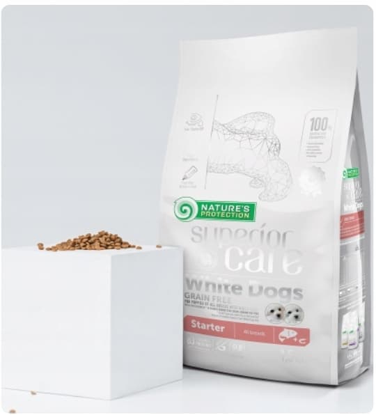 Nature's Protection torrfoder för valpar LAX 1,5 kg