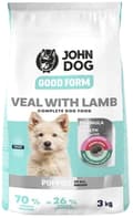 Pikkukuva 1 / 6: JOHN DOG GOOD FORM koiranruoka pennuille VASIKAN- JA LAMMASLIHA 3 kg