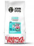 Miniatyrbild 5 av 6: JOHN DOG torrfoder för hundar och valpar KALVKÖTT LAMM 12 kg