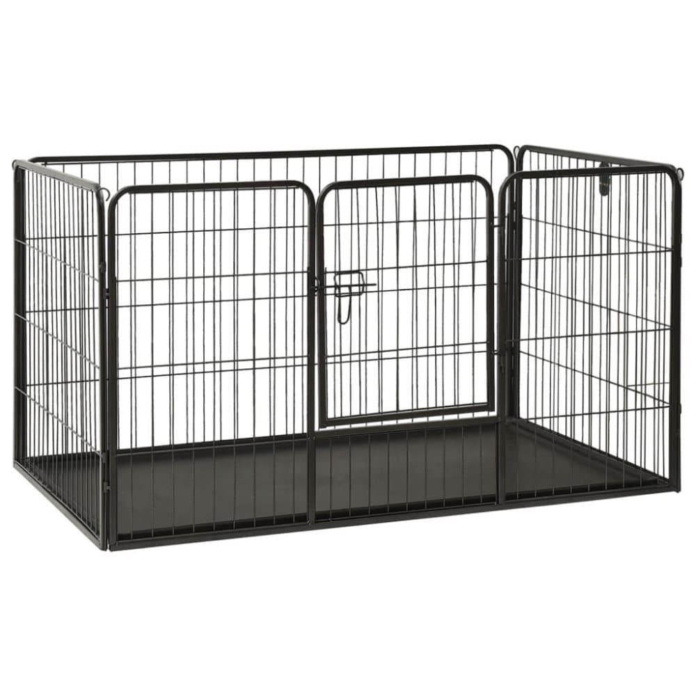vidaXL Valpegrind stål 125x80x70 cm