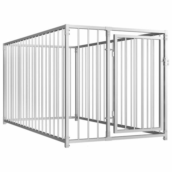 vidaXL Koiran ulkohäkki 100x200x100 cm