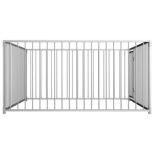 vidaXL udendørs hundebur 200x200x100 cm