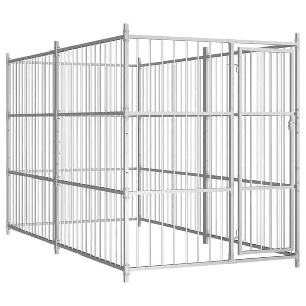 vidaXL Koiran ulkohäkki 300x150x185 cm