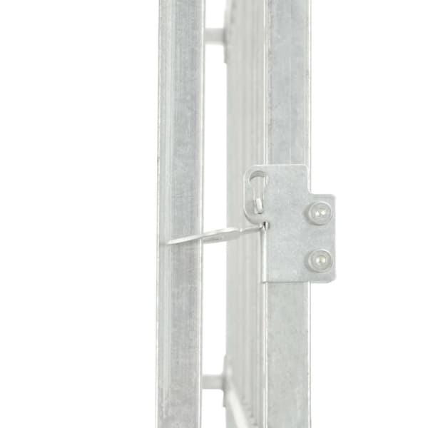 vidaXL Utendørs hundegård med tak 450x150 cm