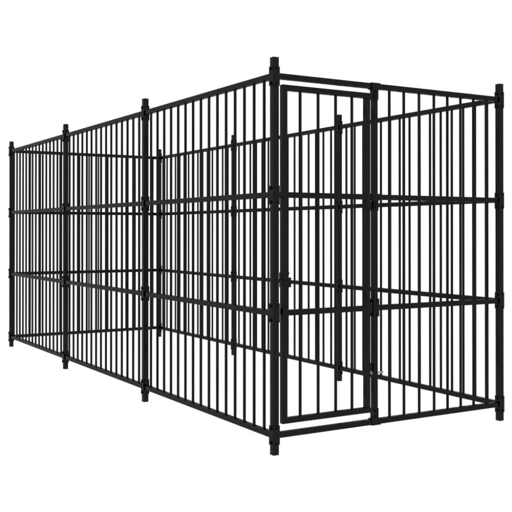 vidaXL Koiran ulkohäkki 450x150x185 cm
