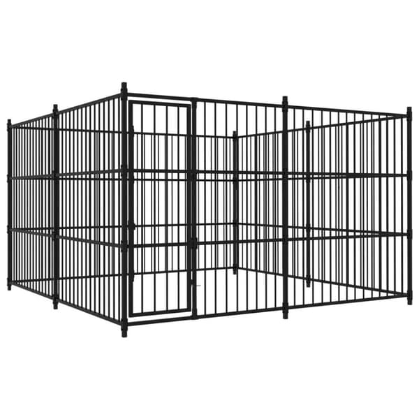 vidaXL udendørs hundebur 300 x 300 x 185 cm