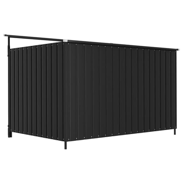 vidaXL Utendørs hundegård 193x133x116 cm